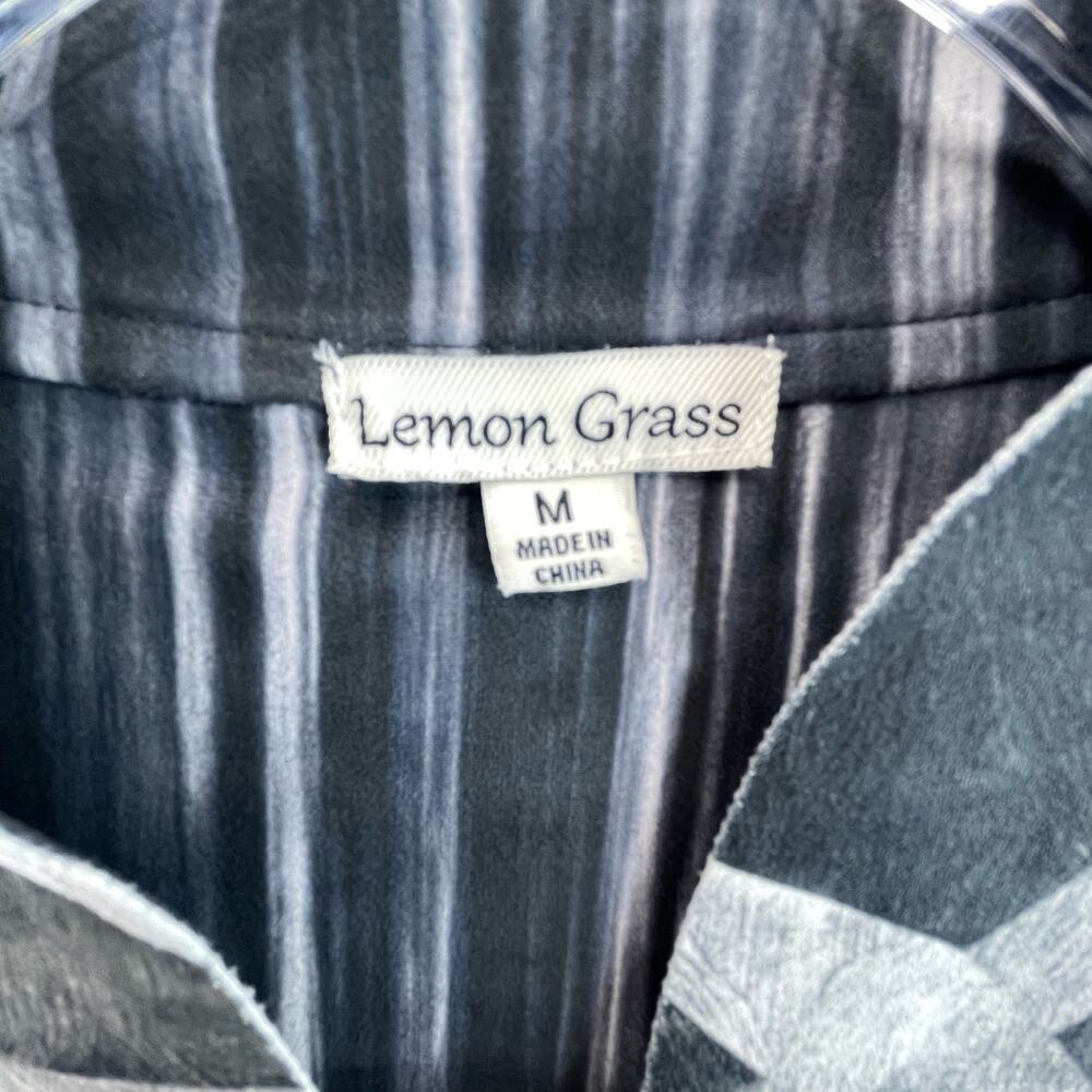 Lemon Grass Buttonless Open Front Blazer Size Med… - image 6